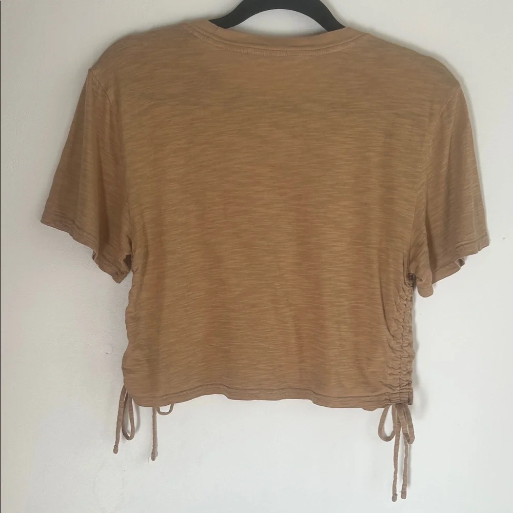 Universal Thread Brown Crop Top with Side Ties - Picture 4 of 4